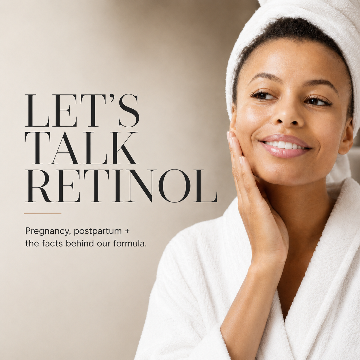 woman applying skincare during pregnancy