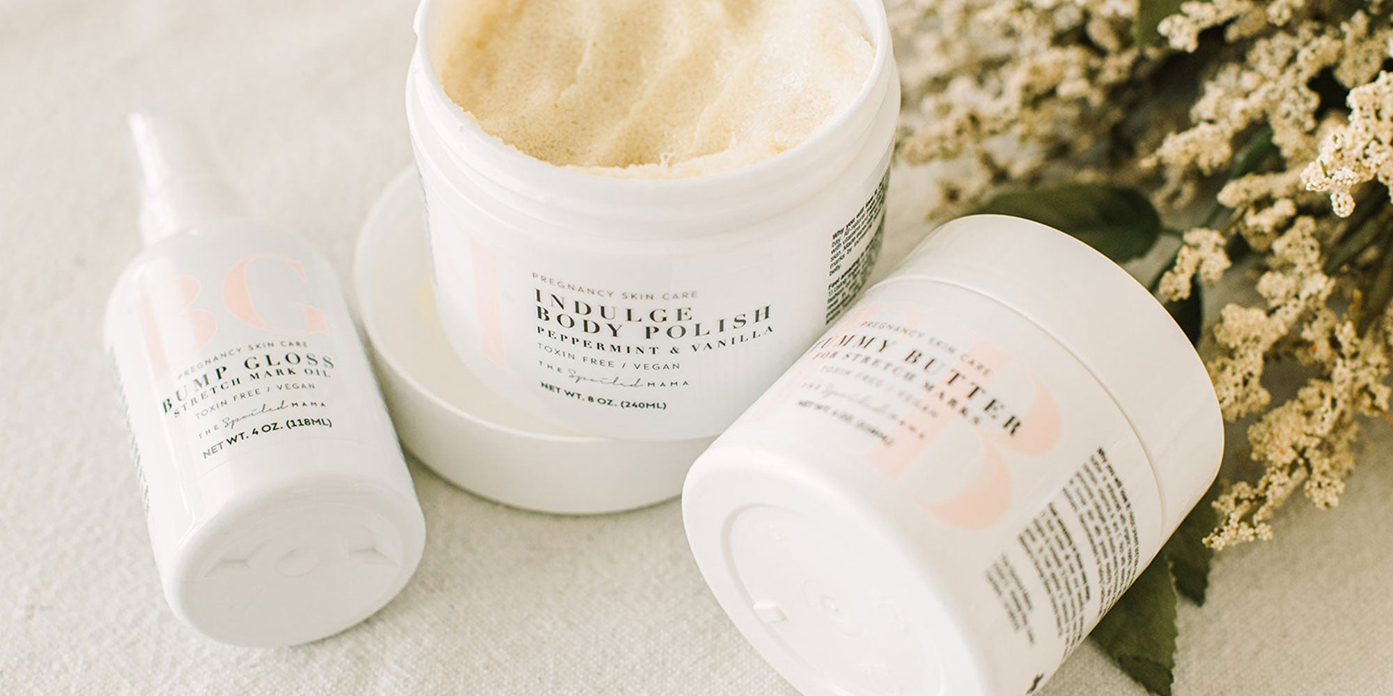PREGNANCY SKINCARE BY THE SPOILED MAMA