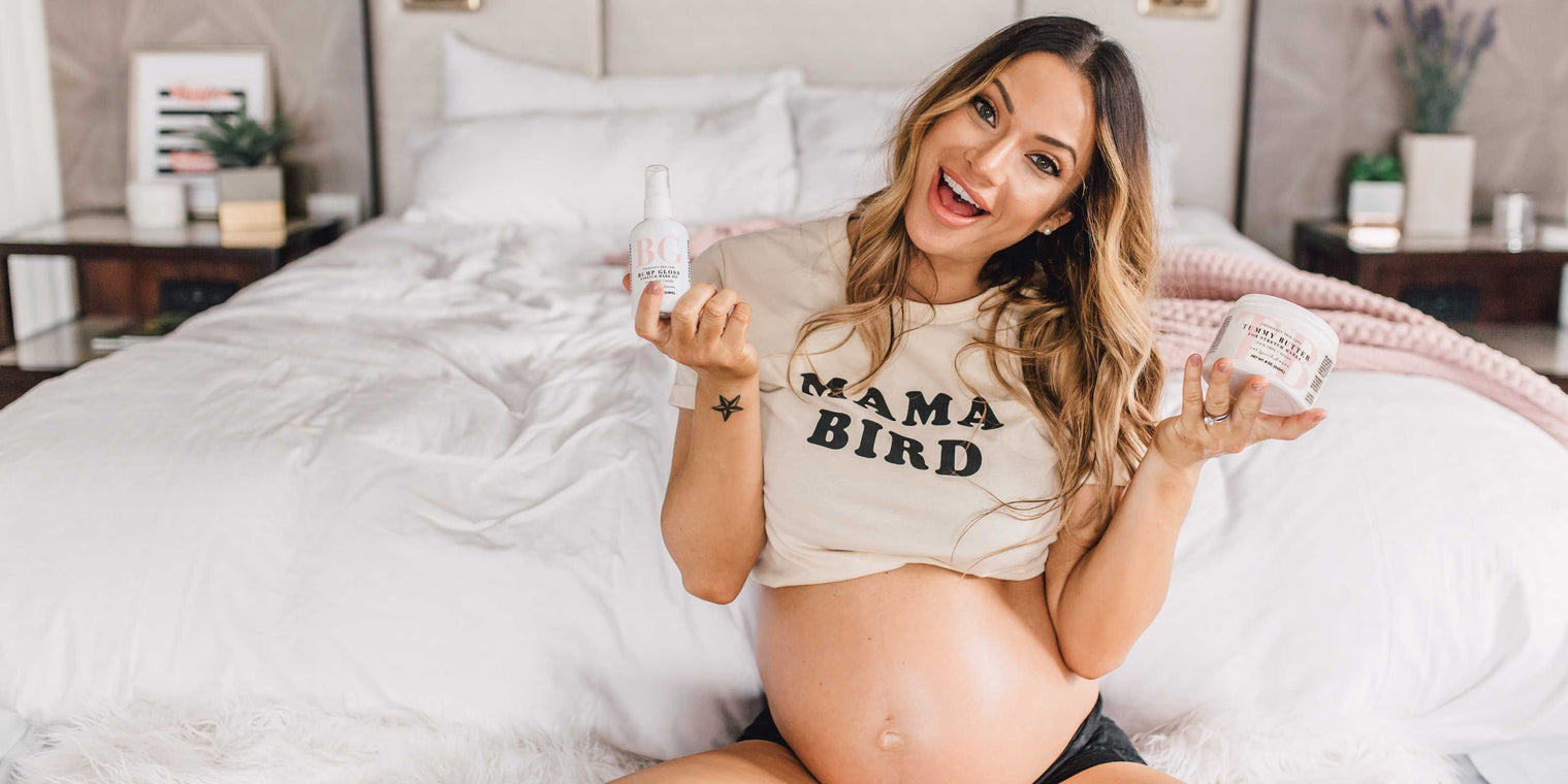 pregnancy skincare by the spoiled mama