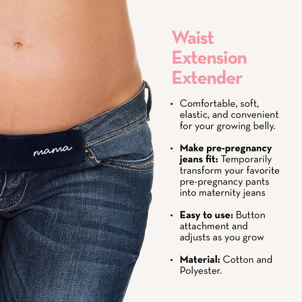 Mama Maternity Belly Band - Pregnancy Waistband Extender Mama Maternity Belly Band - Pregnancy Waistband Extender