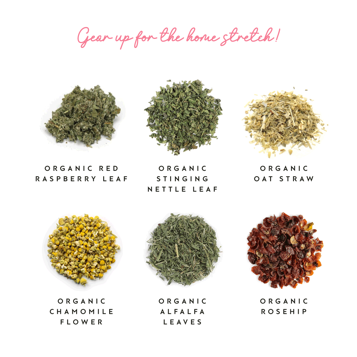 Ingredients of The Spoiled Mama Labor Prep Tea