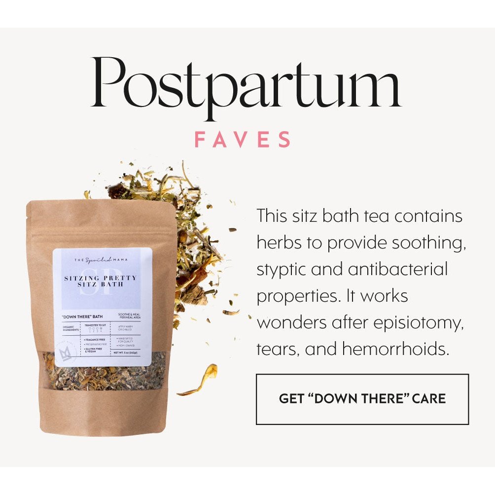 postpartum sitz bath herbs