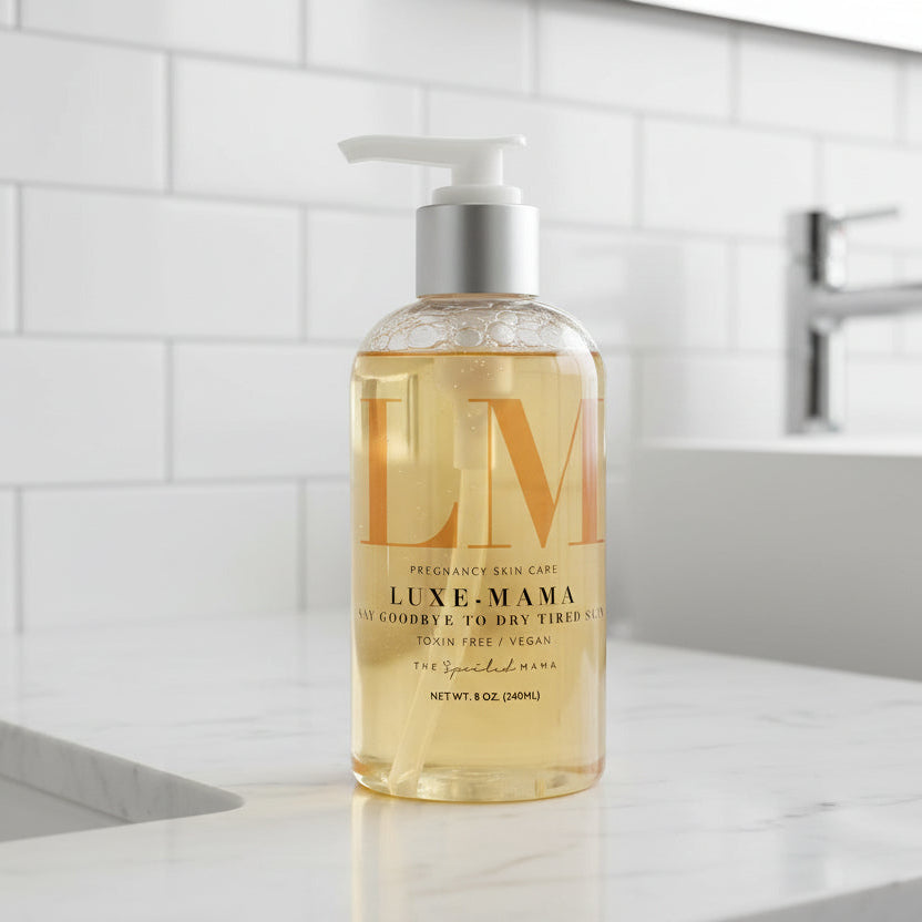 Luxe-Mama Pregnancy-Safe Body Wash on white background